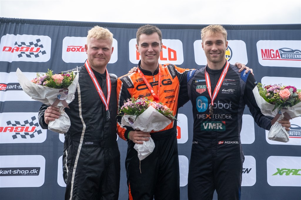 Victor Wolfsohn er ny DIF-mester i KZ2!
(Foto: Niklas Majgaard, Boxengasse.dk/DanishKartingLeague)